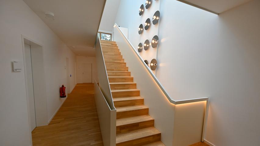 Stilvoll und wertig: Das Treppenhaus der "Jordanvilla".