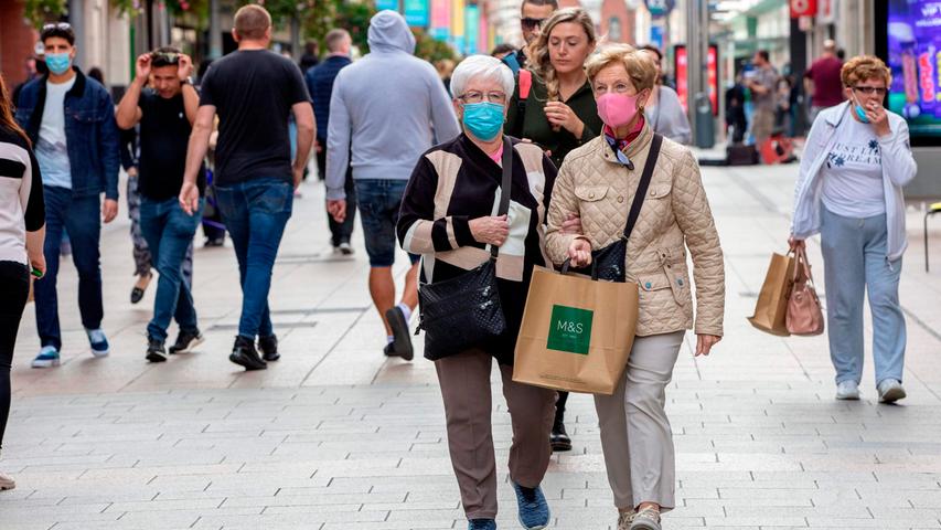In Irland trifft es zuerst die Hauptstadt: Das Auswärtige Amt hat Dublin wegen hoher Infektionszahlen als Risikogebiet eingestuft.