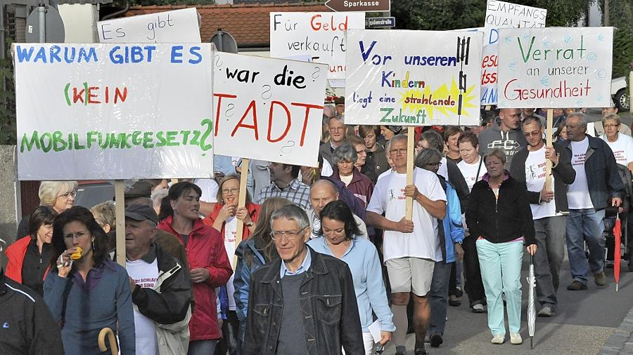 Die Demonstranten geben nicht auf