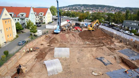 Baustelle in Forchheims Innenstadt: Archäologen kommen Festungsgraben auf die Spur