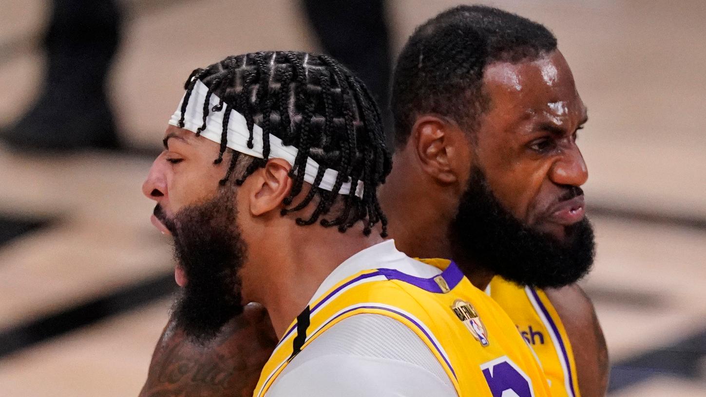 Die beiden Superstars haben abgeliefert: LeBron James und Anthony Davis waren die beiden Hauptgründe für den dominanten Sieg der Lakers im ersten Finalspiel gegen die Miami Heat.