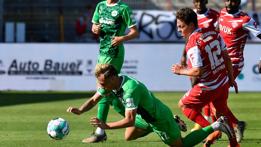 Später Kleeblatt-Ausgleich: Die Bilder zum Spiel in Würzburg