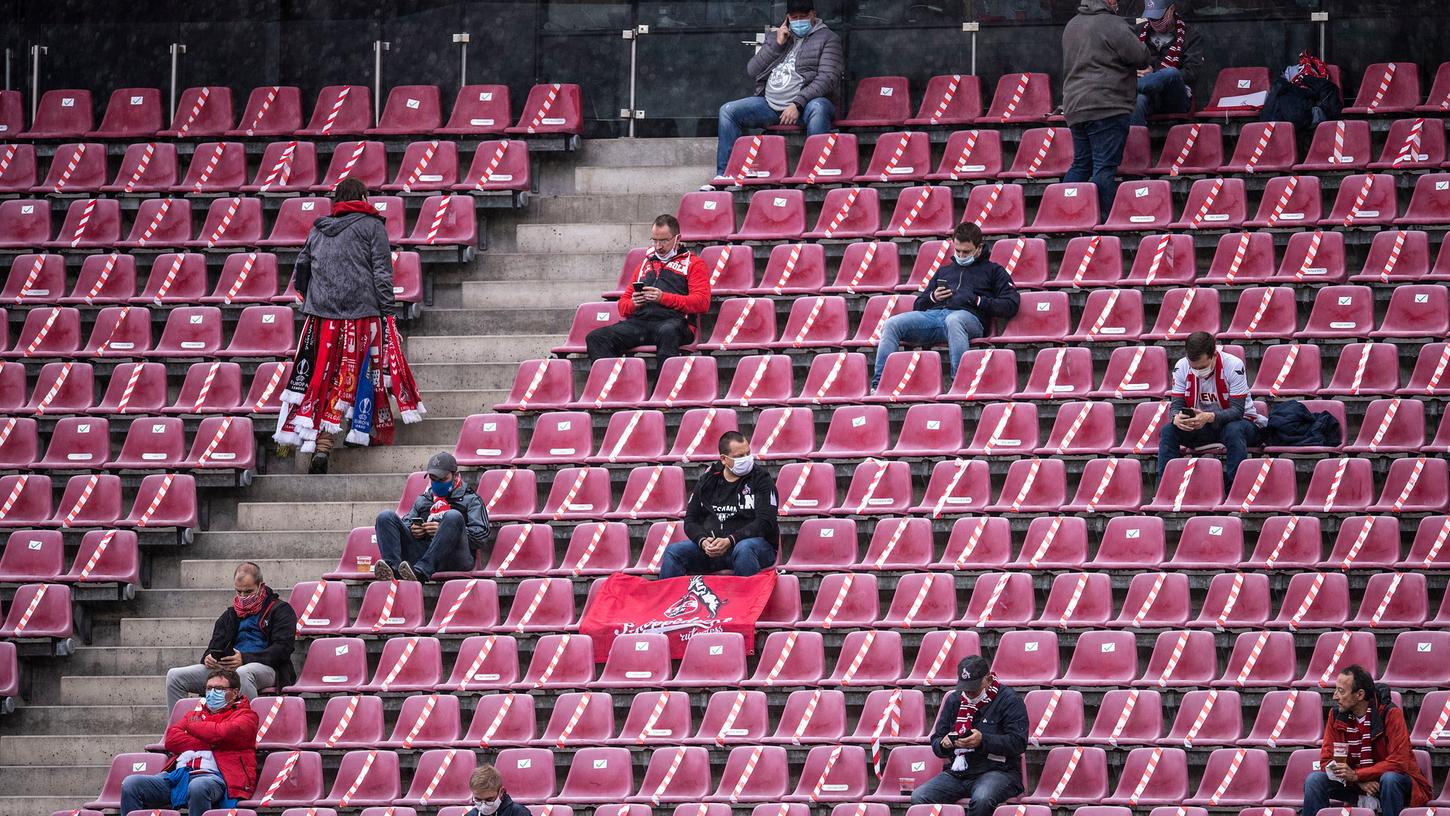 Ähnlich leer wie beim letzten Bundesligaspiel des 1. FC Köln wird es auch beim Länderspiel der deutschen Nationalmannschaft gegen die Türkei im Kölner Stadion sein.