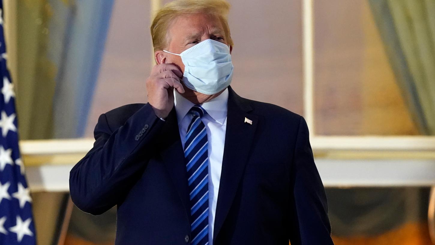 Donald Trump wurde nach dem positiven Corona-Test wieder aus dem Krankenhaus entlassen.