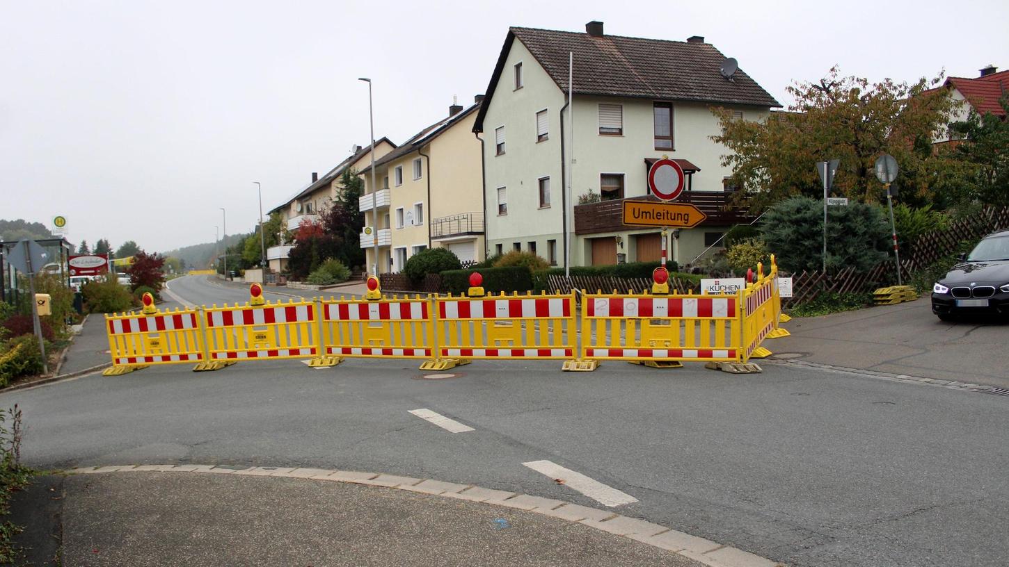 Ortsdurchfahrt Heroldsbach ist ab jetzt drei Jahre gesperrt
