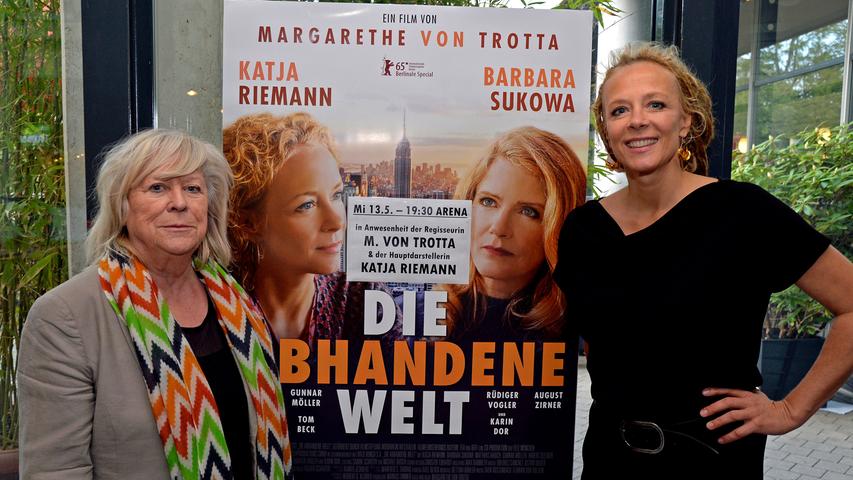 Starkes Frauenduo: Margarethe von Trotta kam 2015 mit Katja Riemann in Cine, um ihren Film "Die abhandene Welt" vorzustellen.
