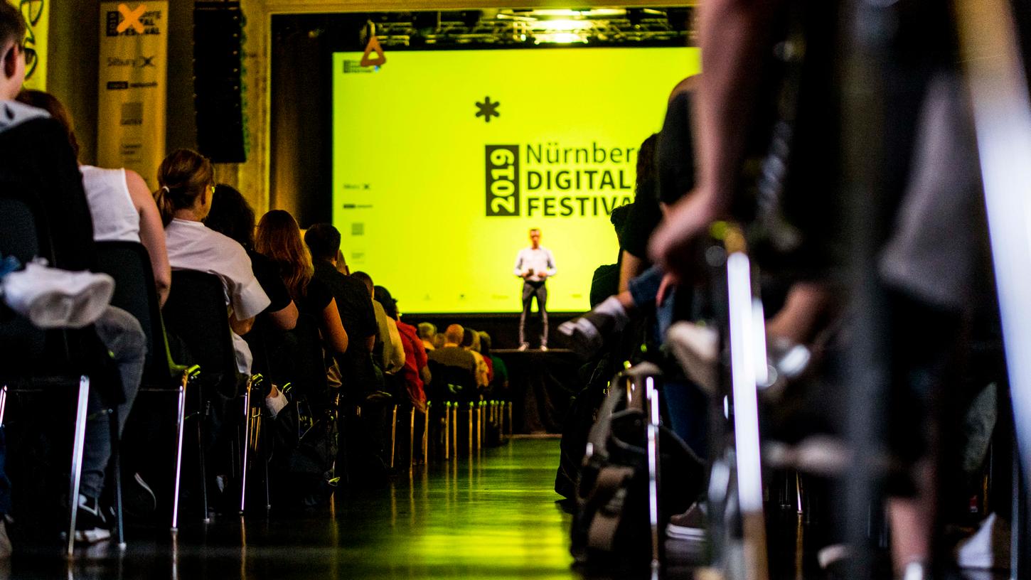 Nach zwei Jahren online findet das Nürnberg Digital Festival 2022 - wie hier 2019 - auch wieder vor Ort statt.
