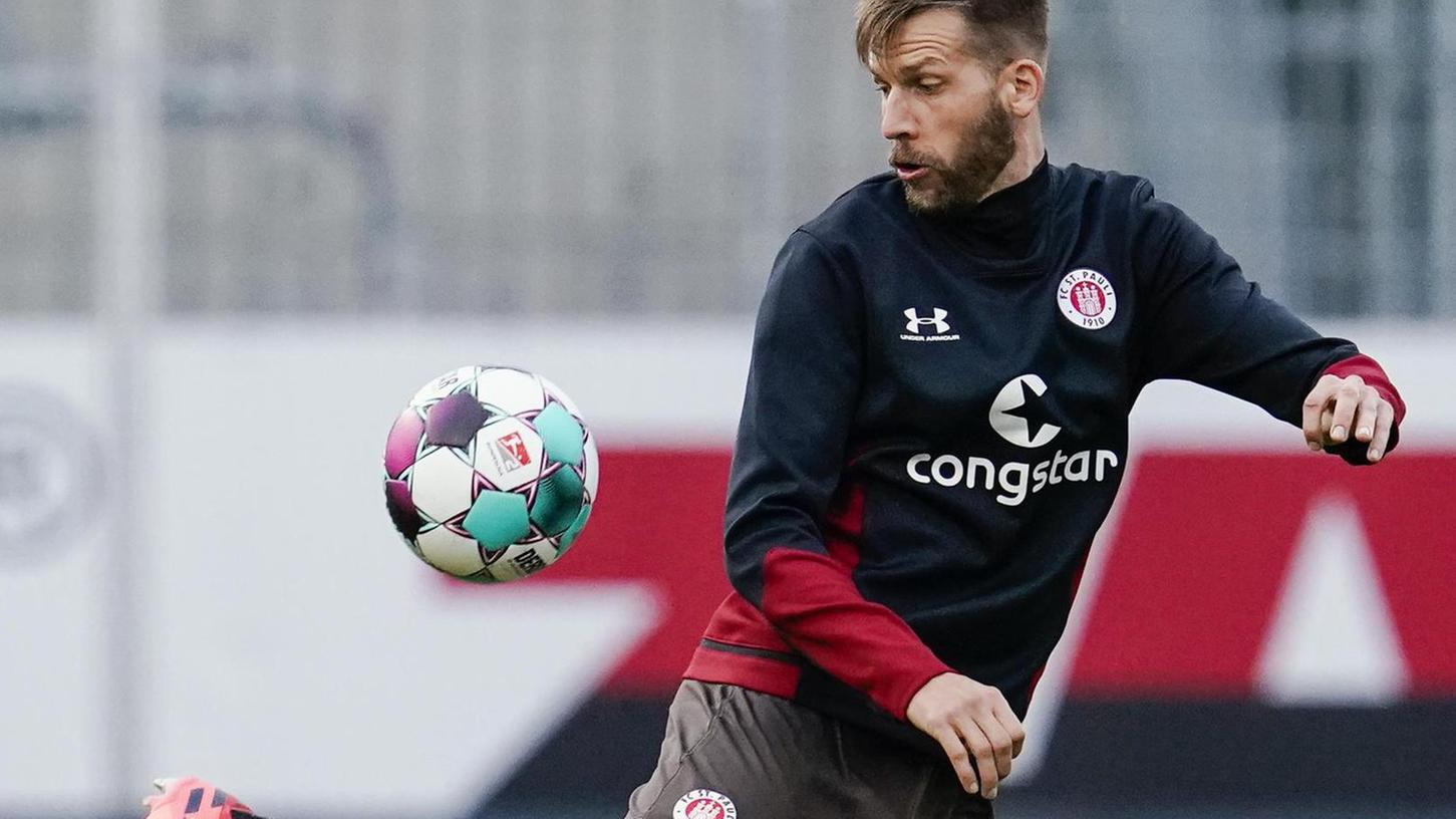 Ex-FCN-Stürmer Burgstaller greift nun für den kommenden Club-Gegner St. Pauli an.
