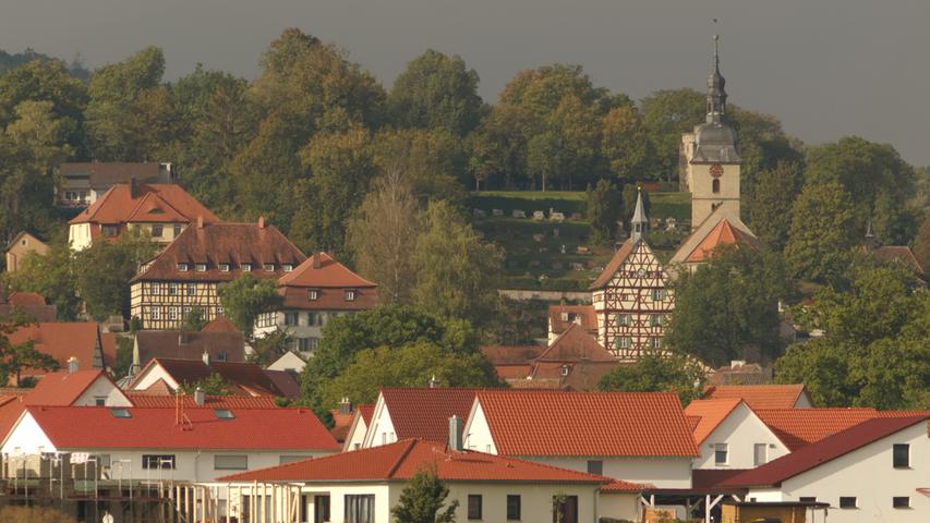 Das Neue und alte Burgbernheim auf einen Blick.