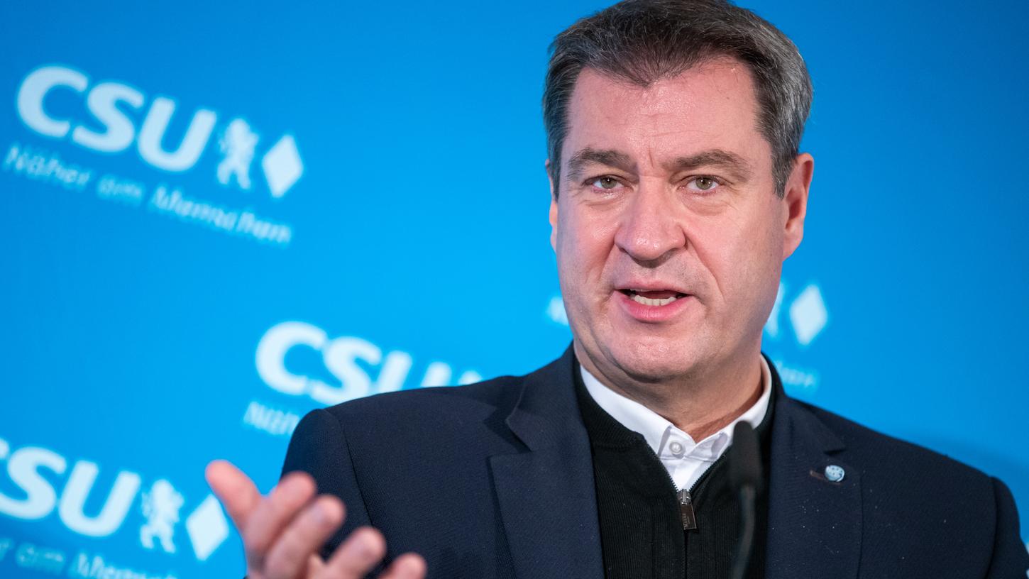 Der bayerische Ministerpräsident Markus Söder kündigt "Lockdown"-ähnliche Regelungen im Kreis Berchtesgarden an.