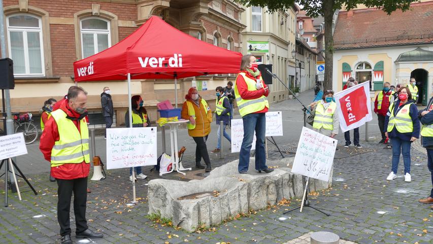 Das war der Verdi-Warnstreik in Bamberg