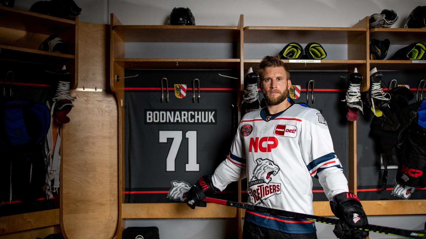 Andrew Bodnarchuk wartet, genau wie alle anderen bei den Ice Tigers, auf das erste Spiel.