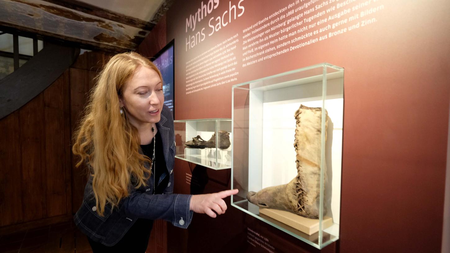 In Nürnberger Museum: Uralter Lederstiefel als Sensation