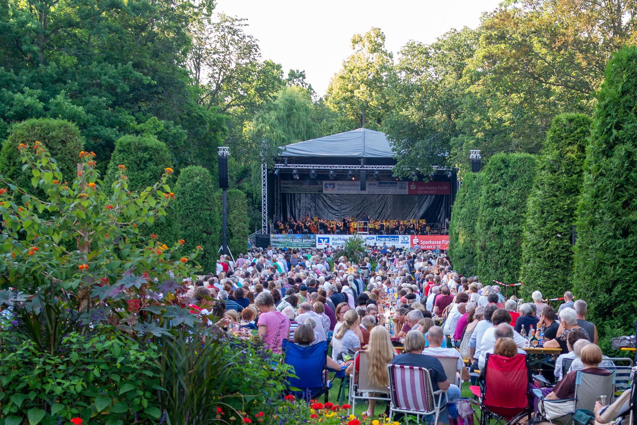 Der Zimmermannspark, hier beim Klassik-Open-Air