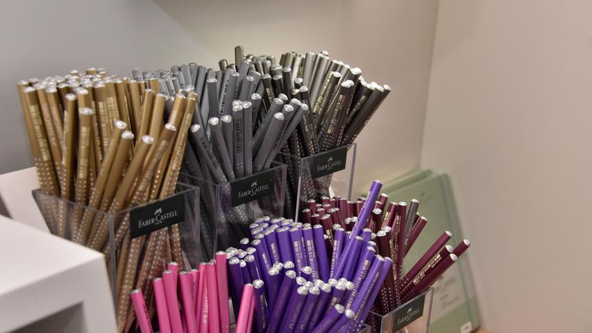Stifte sind das berühmteste Produkt aus der Stadt Stein, die daher auch den Namen Bleistiftstadt trägt.