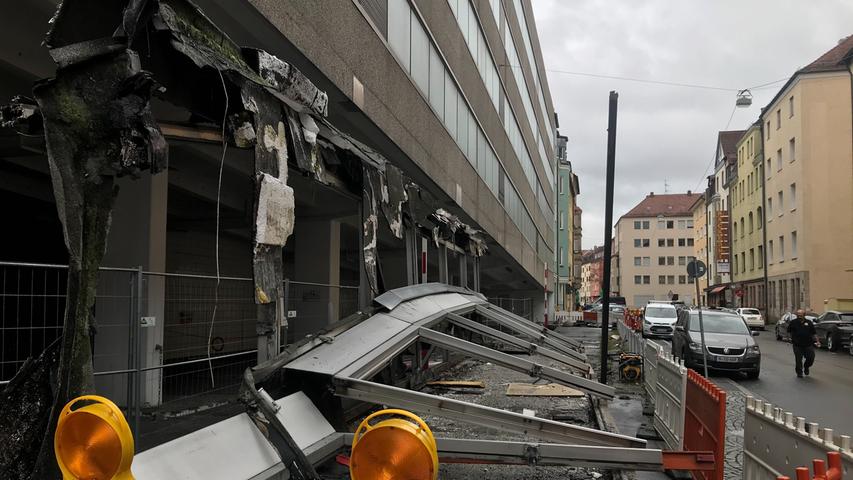 Kaufhof-Abriss in der Südstadt: Der markante Übergang ist weg