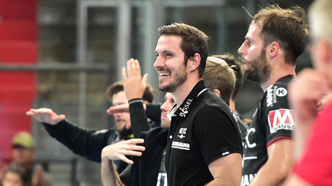 Warnte seinen HCE ausdrücklich vor dem Aufsteiger: Coach Michael Haaß. Warnte seinen HCE ausdrücklich vor dem Aufsteiger: Coach Michael Haaß.