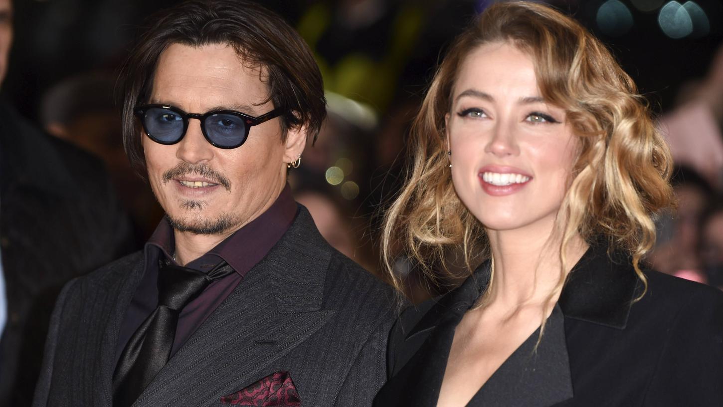 Da war die Welt noch in Ordnung: Johnny Depp und Amber Heard bei der Premiere des Kinofilms "Mortdecai" im Jahr 2015.