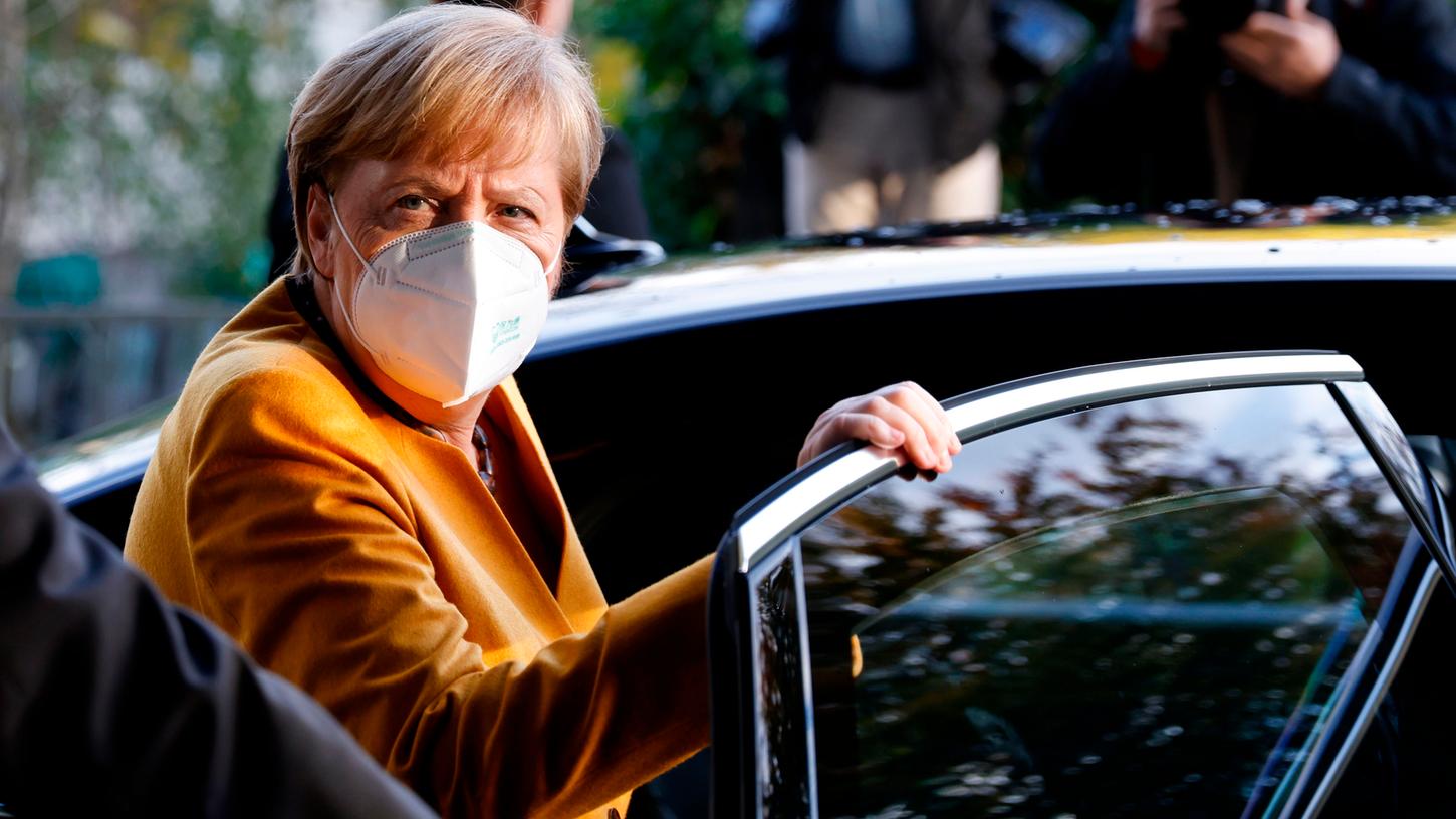 Bundeskanzlerin Angela Merkel sprach heute in einer Pressekonferenz zu den neuen Maßnahmen. 