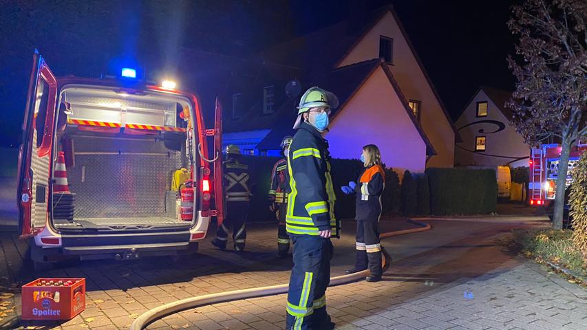 Starke Rauchentwicklung nach Saunabrand im Landkreis Ansbach