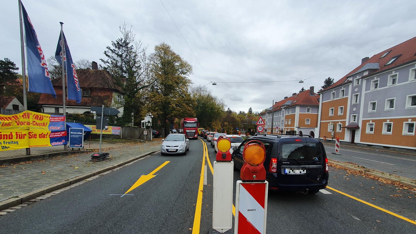 Kilometerlange Staus sorgen für Unmut in Fürth