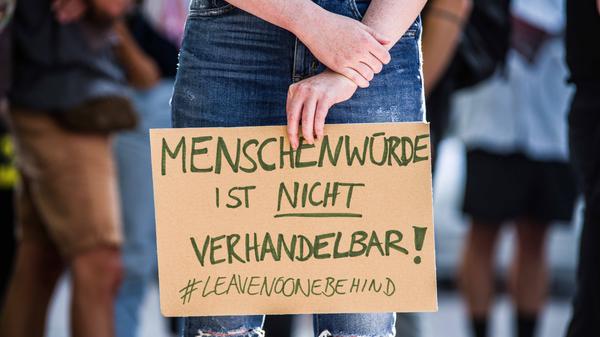 News Bilder des Tages September 20, 2020, Munich, Bavaria, Germany: Organized by the Seebruecke organization, over 1,000