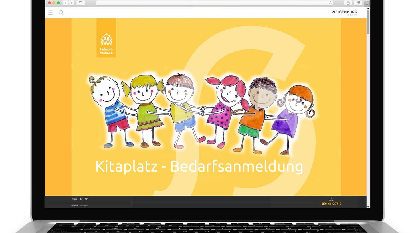 Ab 2021: Online-Anmeldung für Kitas in Weißenburg