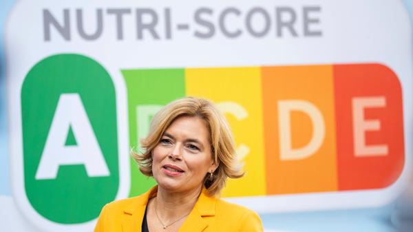 Bundesministerin fuer Landwirtschaft und Ernaehrung Julia Klockner stellt die Einfuehrung der Nutri-Score vor im Bundes