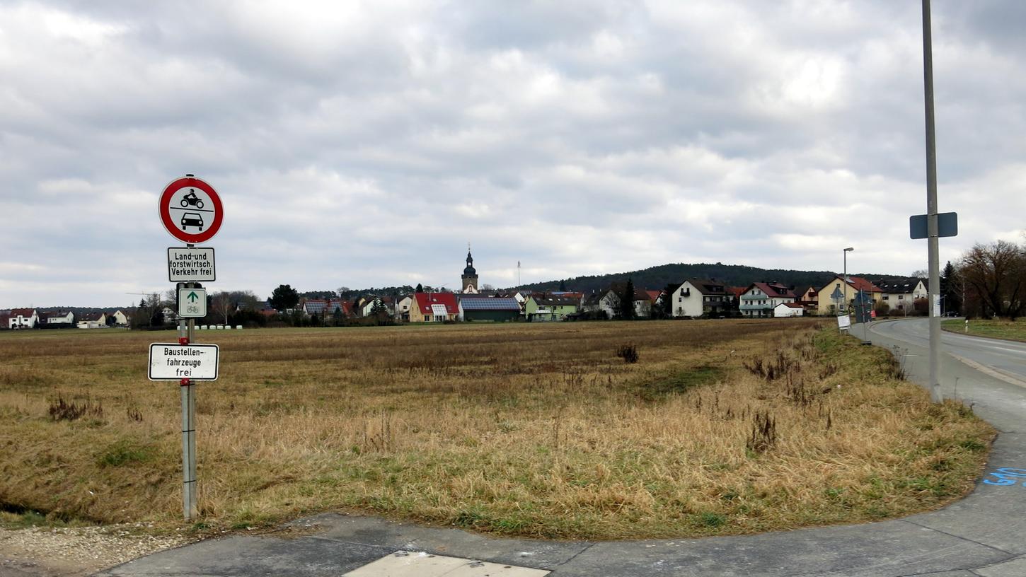 Auf dieser Freifläche im Südwesten Kersbachs soll das Neubaugebiet "Pointäcker Süd" entstehen. 