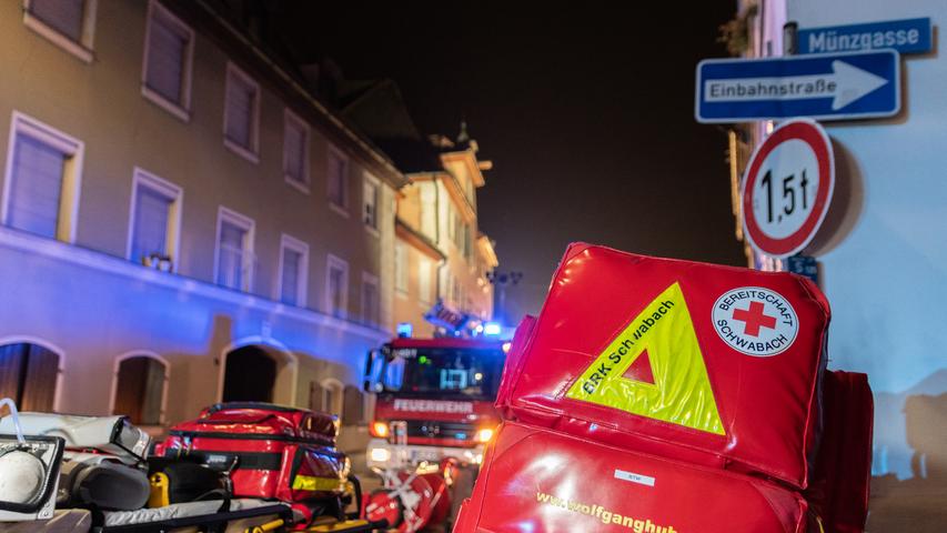 Brand in Schwabacher Altstadt: Fünf Personen verletzt
