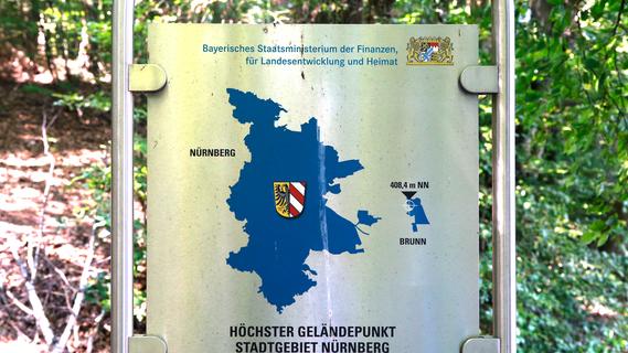 Hoch hinaus: In Brunn liegt Nürnbergs höchster Punkt auf 408,4 Metern.
Hoch hinaus: In Brunn liegt Nürnbergs höchster Punkt auf 408,4 Metern.