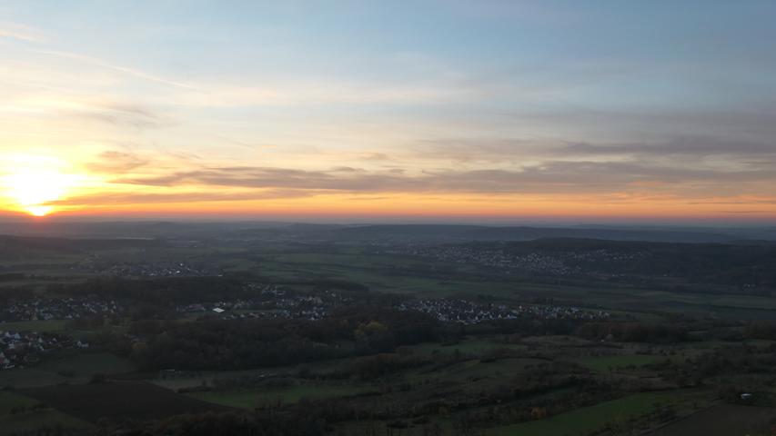 Das Walberla in der Novembersonne