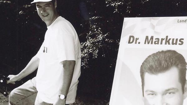 So hat der CSU-Chef in frühen Jahren Wahlkampf gemacht. Im September 2017 erinnerte sich Söder mit diesem Beitrag.