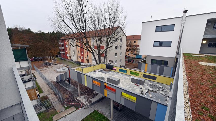 Zeitgemäße Architektur: Das neue Familienzentrum in Bruck.