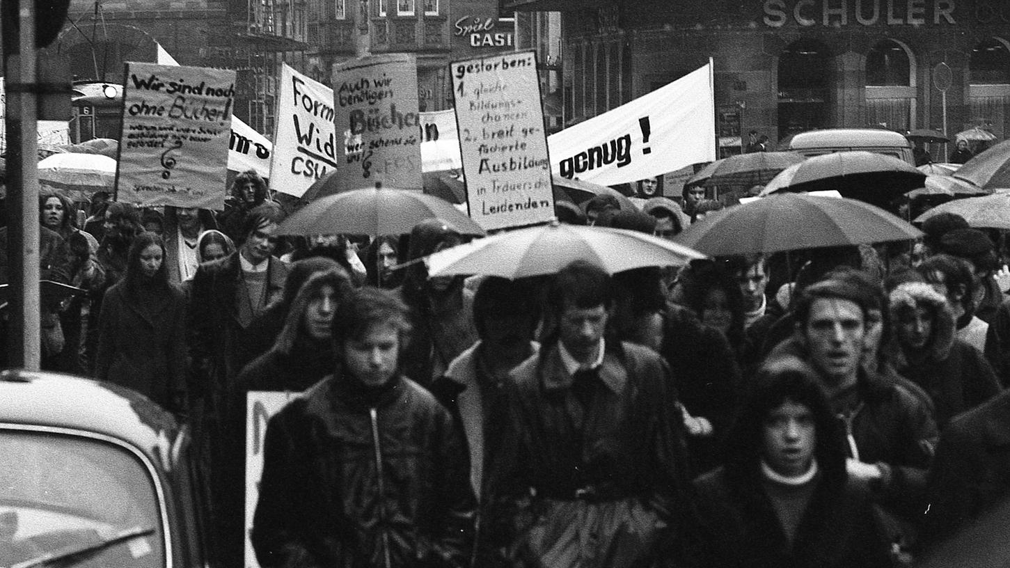 20. November 1970: Schüler protestieren gegen Bildungspolitik