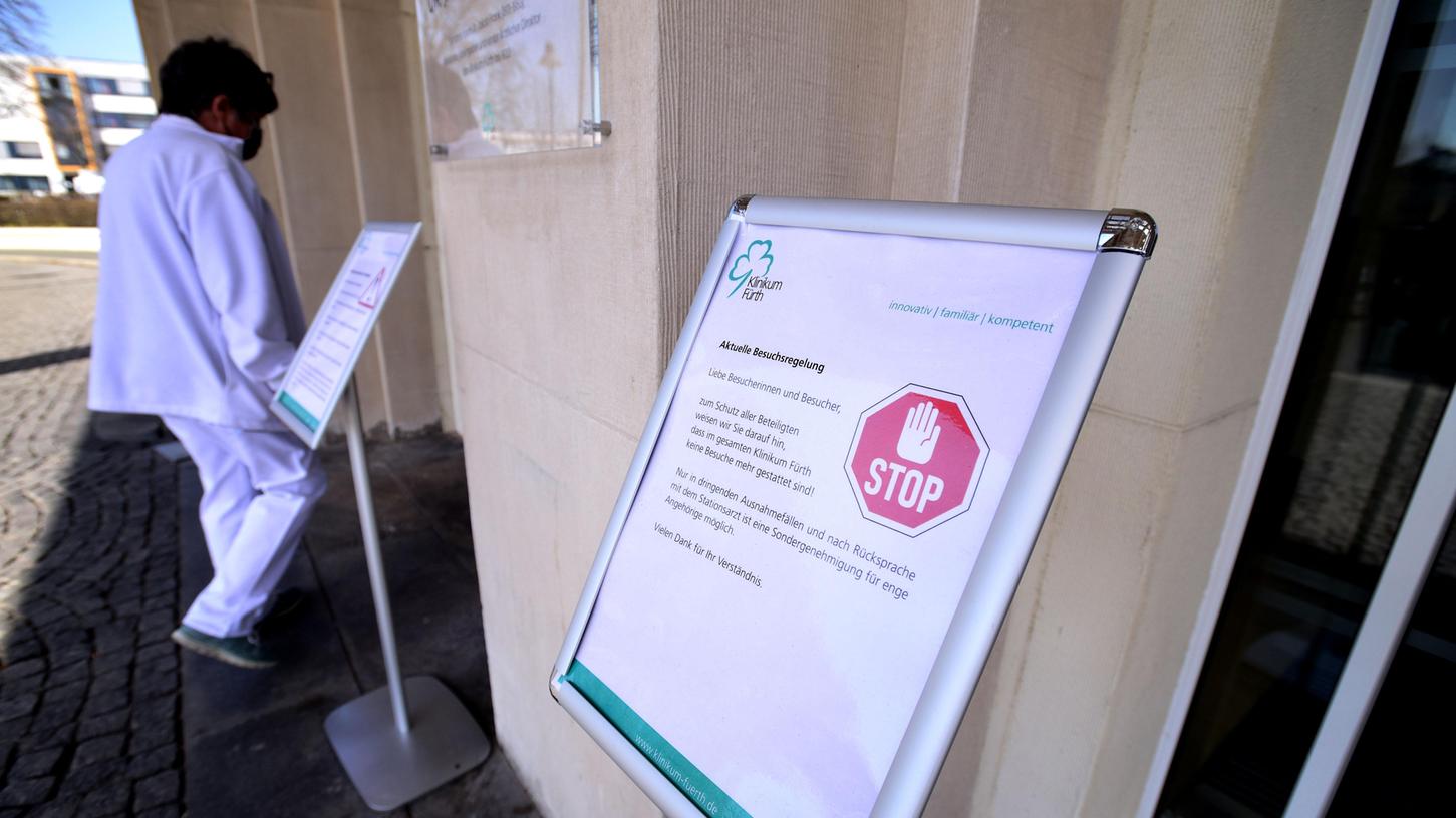 Verlängert: Klinikum Fürth hält am Besuchsverbot fest