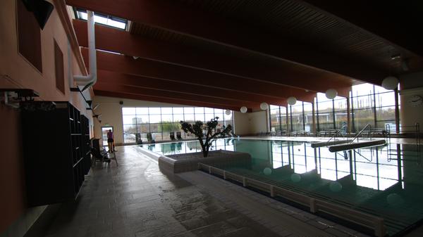 Reinigen ist statt im Solewasser und der Massagestraße genießen angesagt.