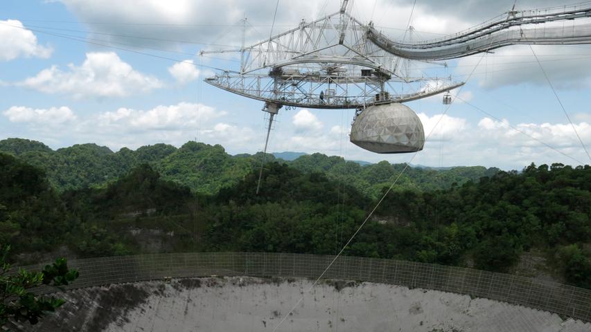 Nach 57 Jahren: Das weltberühmte Arecibo-Teleskop ist eingestürzt