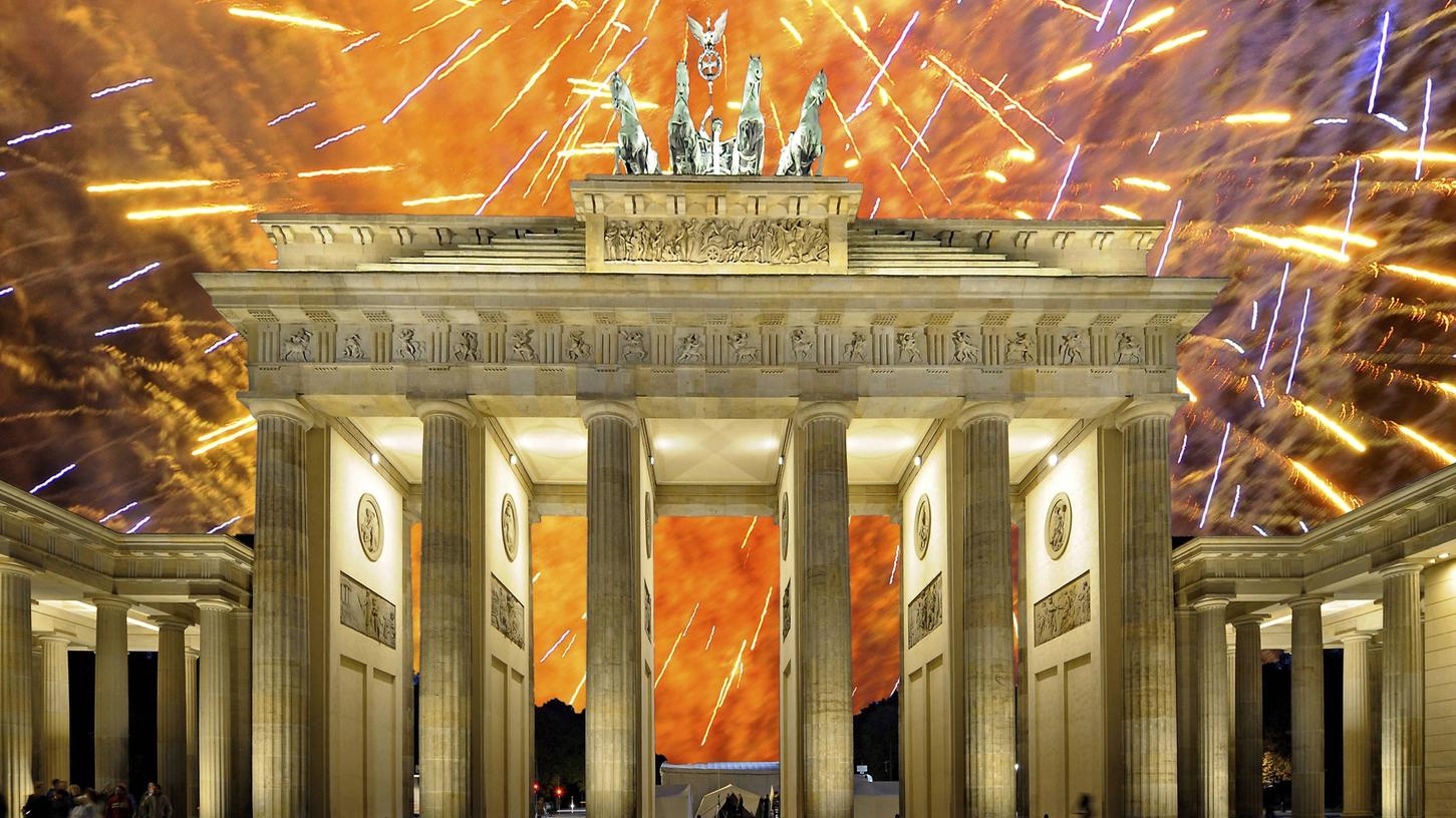 Feuerwerk am Brandenburger Tor: So farbenfroh dürfte es heuer nicht zugehen.