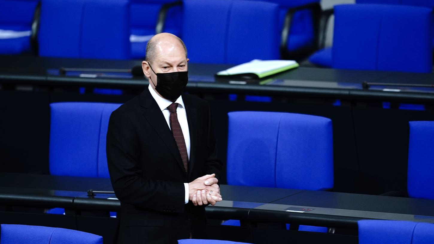 Vizekanzler und SPD-Kanzlerkandidat Olaf Scholz.