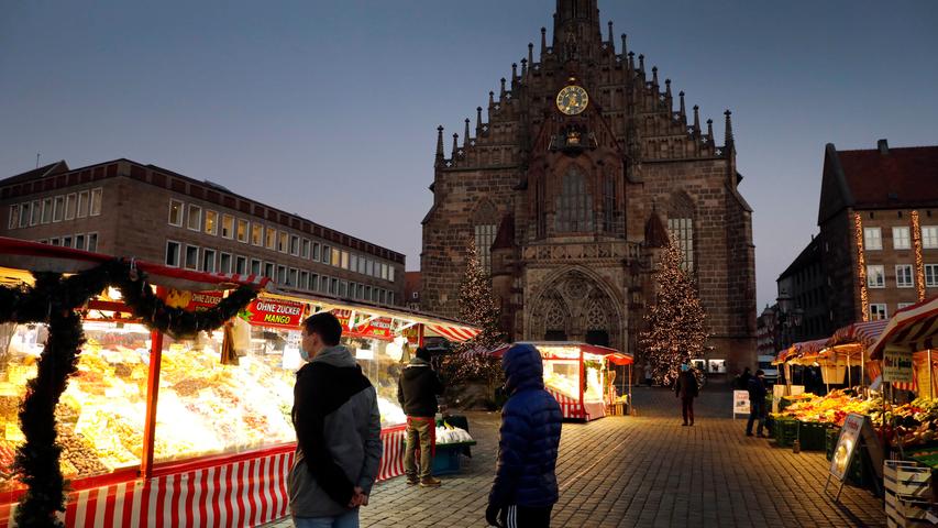 Statt Christkindlesmarkt-Eröffnung: So leer ist Nürnberg dieses Jahr