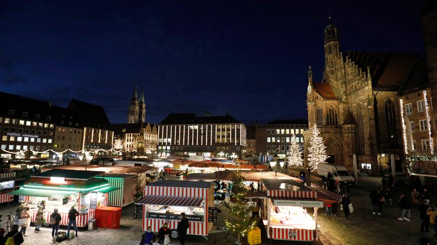 Statt Christkindlesmarkt-Eröffnung: So leer ist Nürnberg dieses Jahr