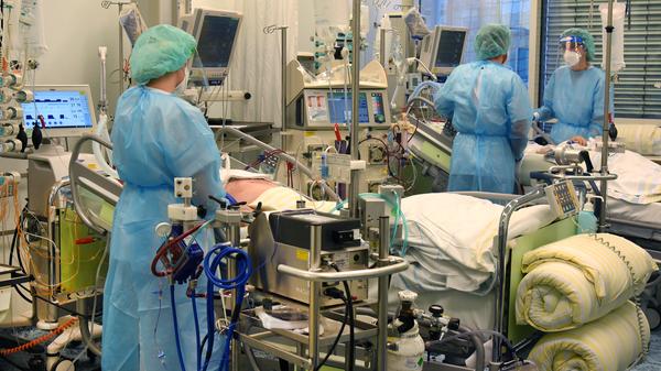 Coronavirus - Covid-Station im Universitätsklinikum Leipzig