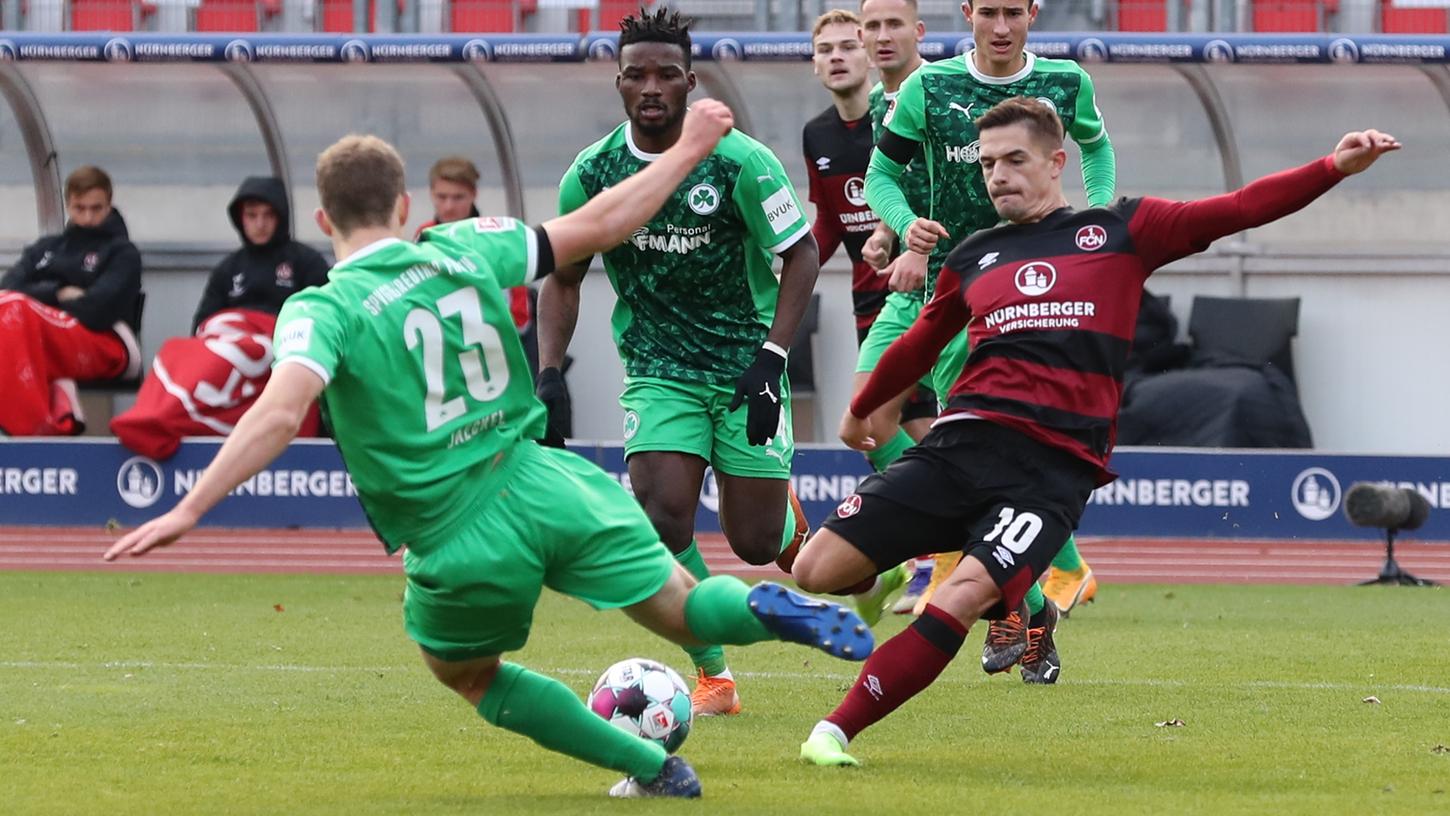 Nikola Dovedan belebte nach seiner Einwechslung im Derby das Spiel des 1. FC Nürnberg.
