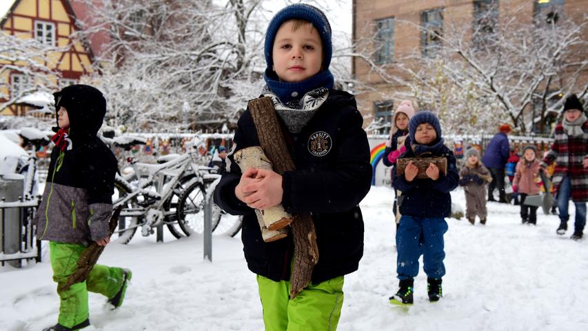 Winterwunderland: Der erste Schnee in Fürth
