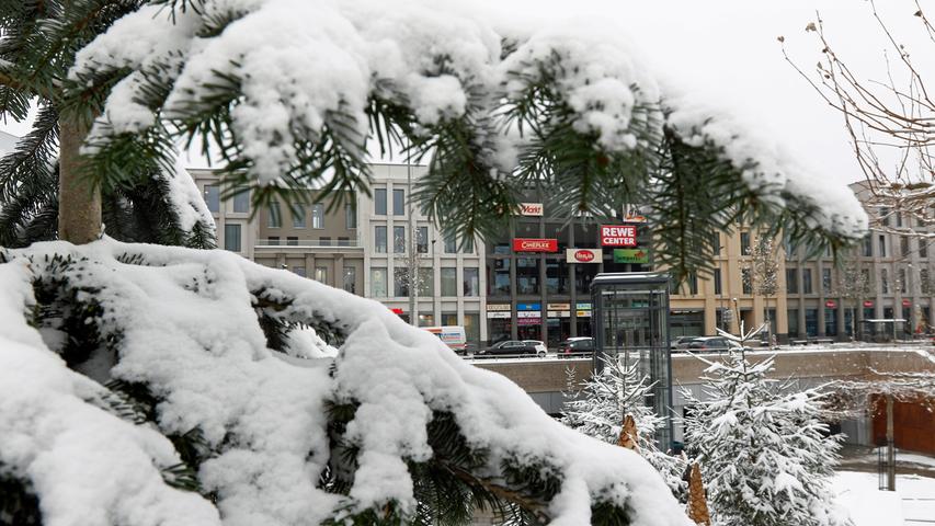Der erste Schnee am 1. Dezember in Neumarkt