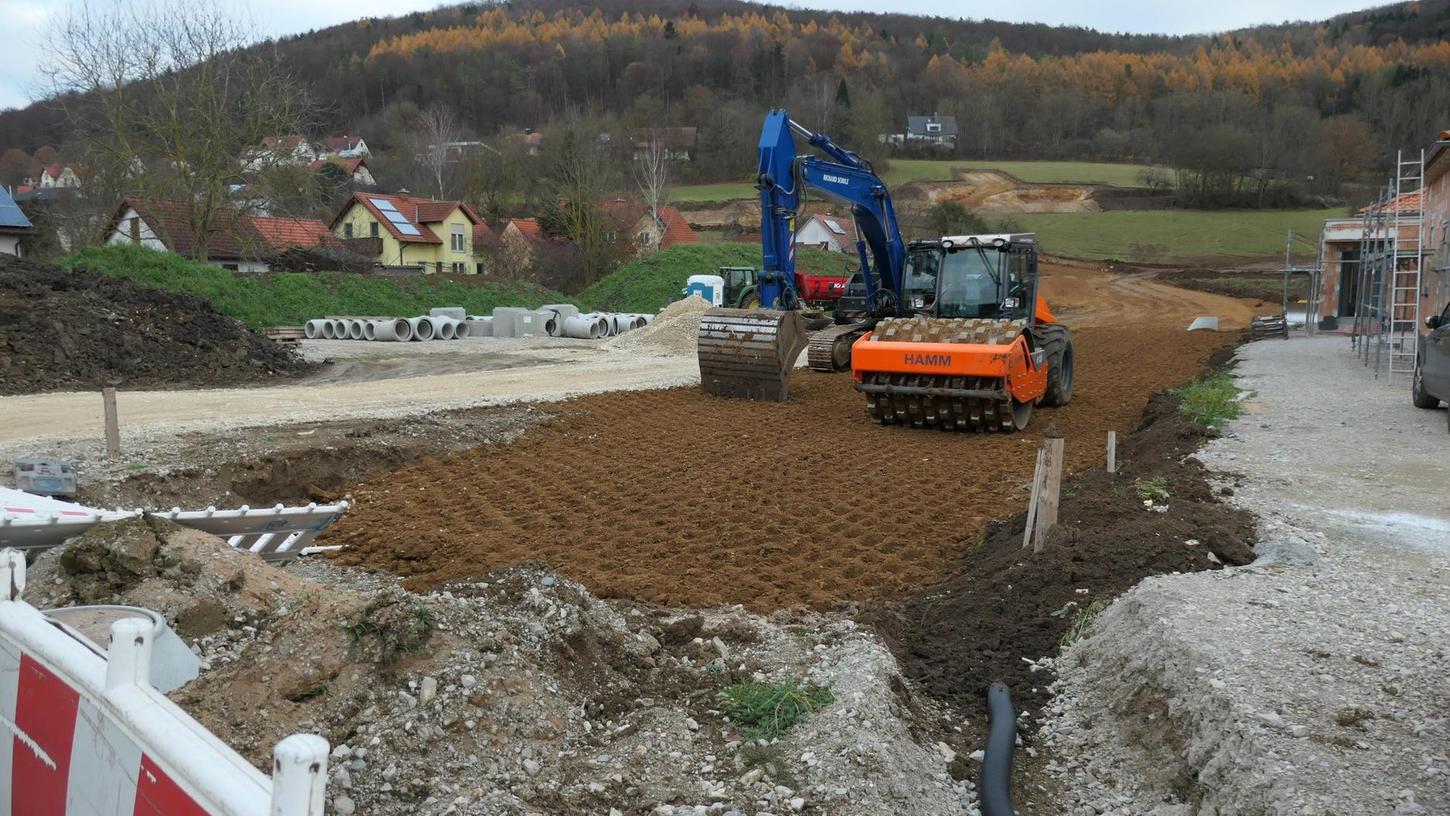 Niederfellendorf: Erschließung des Baugebiets Wirtsäcker II hat begonnen