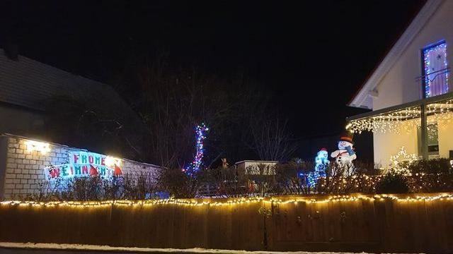 So leuchtet das Weihnachtshaus in Richtheim