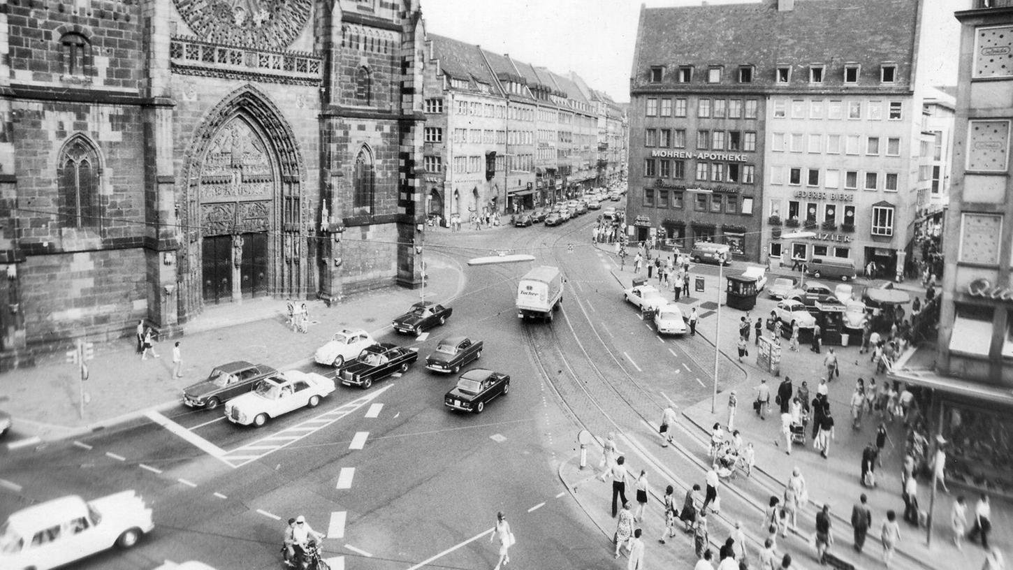 Auto ade! So floss der Verkehr einst mitten durch Nürnberg