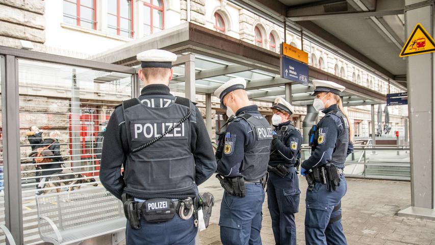 Maskenkontrollen in Nürnberg: Polizei greift durch